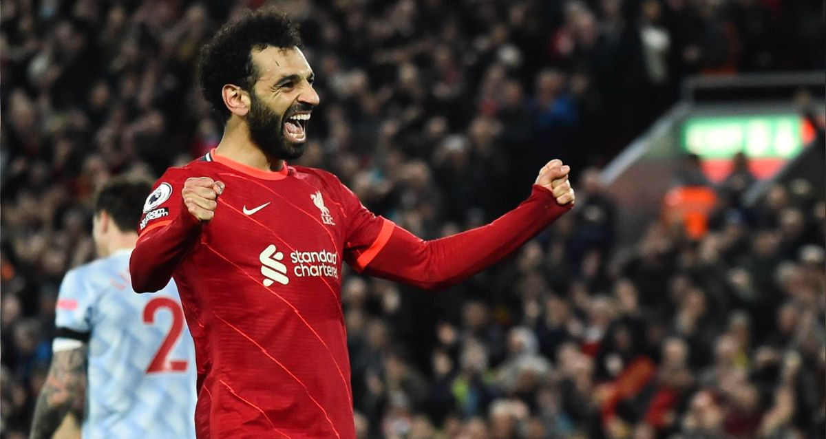 Mohamed Salah, celebrando un gol en la presente temporada con el Liverpool / EFE