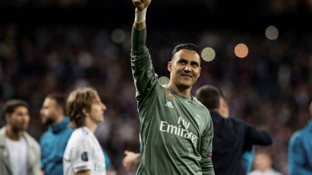 Una foto de Keylor Navas con el Real Madrid / EFE