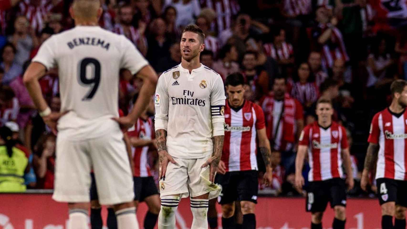 La actuación del delantero del Real Madrid Benzema en San Mamés ha resucitado viejos fantasmas / EFE