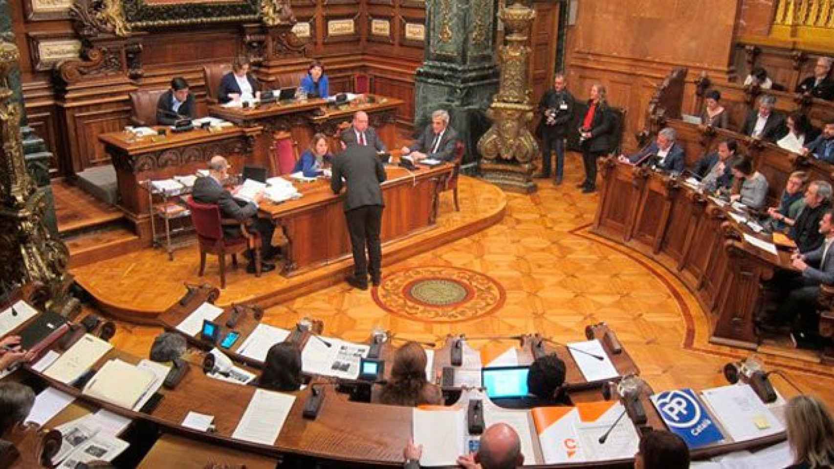 Imagen del pleno de marzo en el Ayuntamiento de Barcelona / EUROPA PRESS