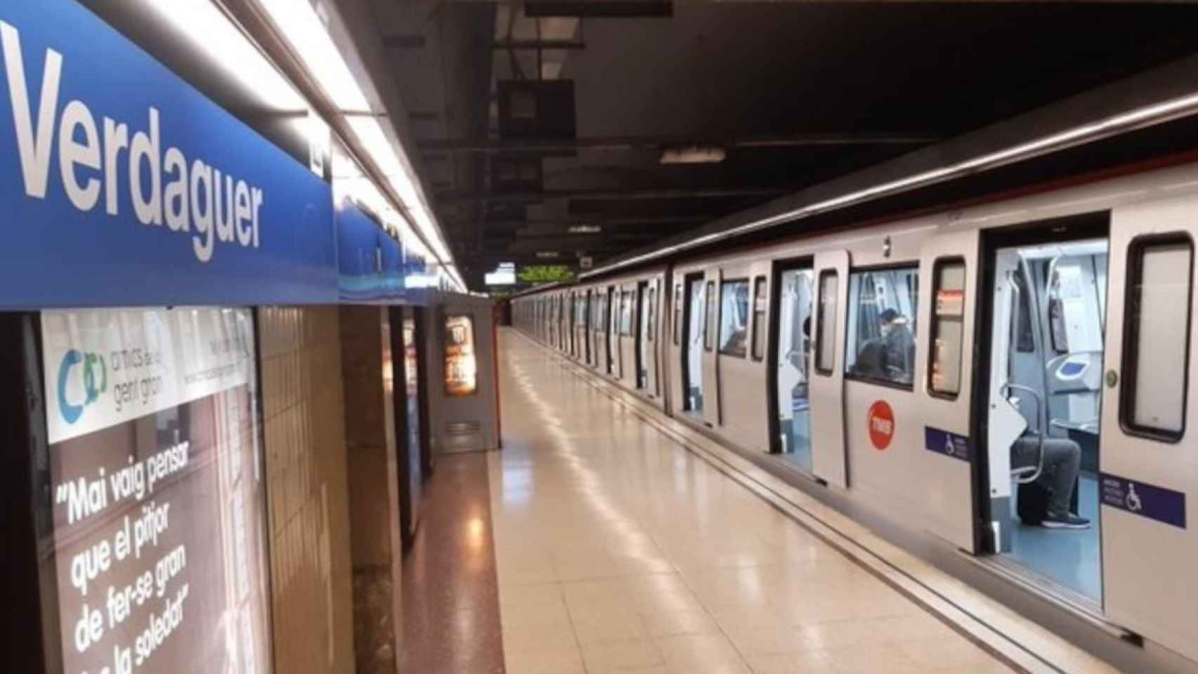 La estación de Verdaguer de la Línea 5 del metro de Barcelona en una imagen de archivo / EP