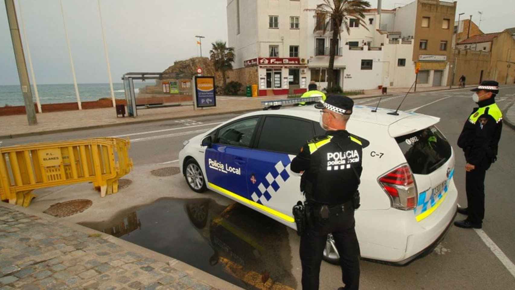 Policías locales en Blanes / POLICÍA