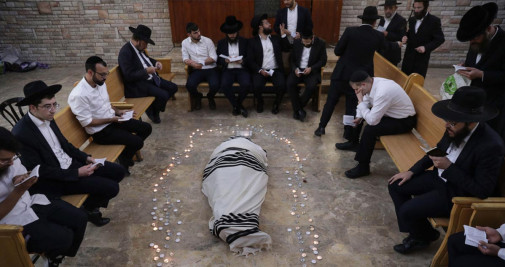 Funeral de un rabino / EFE