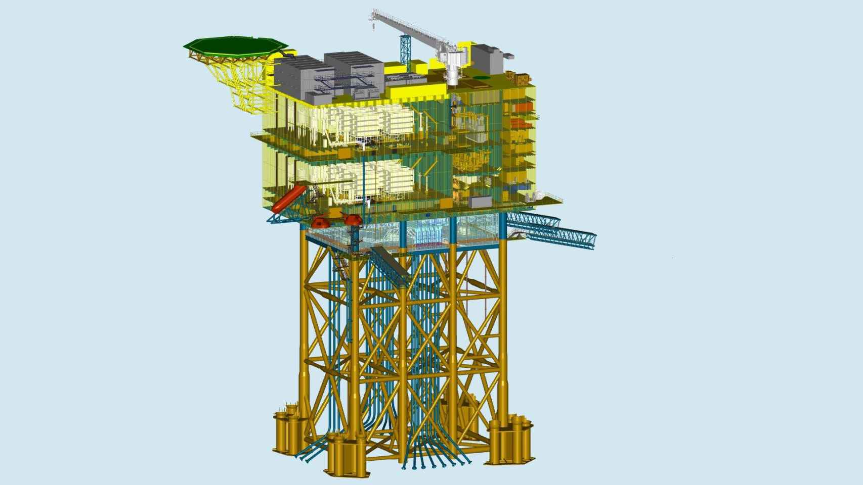 Imagen del proyecto de ACS que conectará 900 MW a tierra / ACS