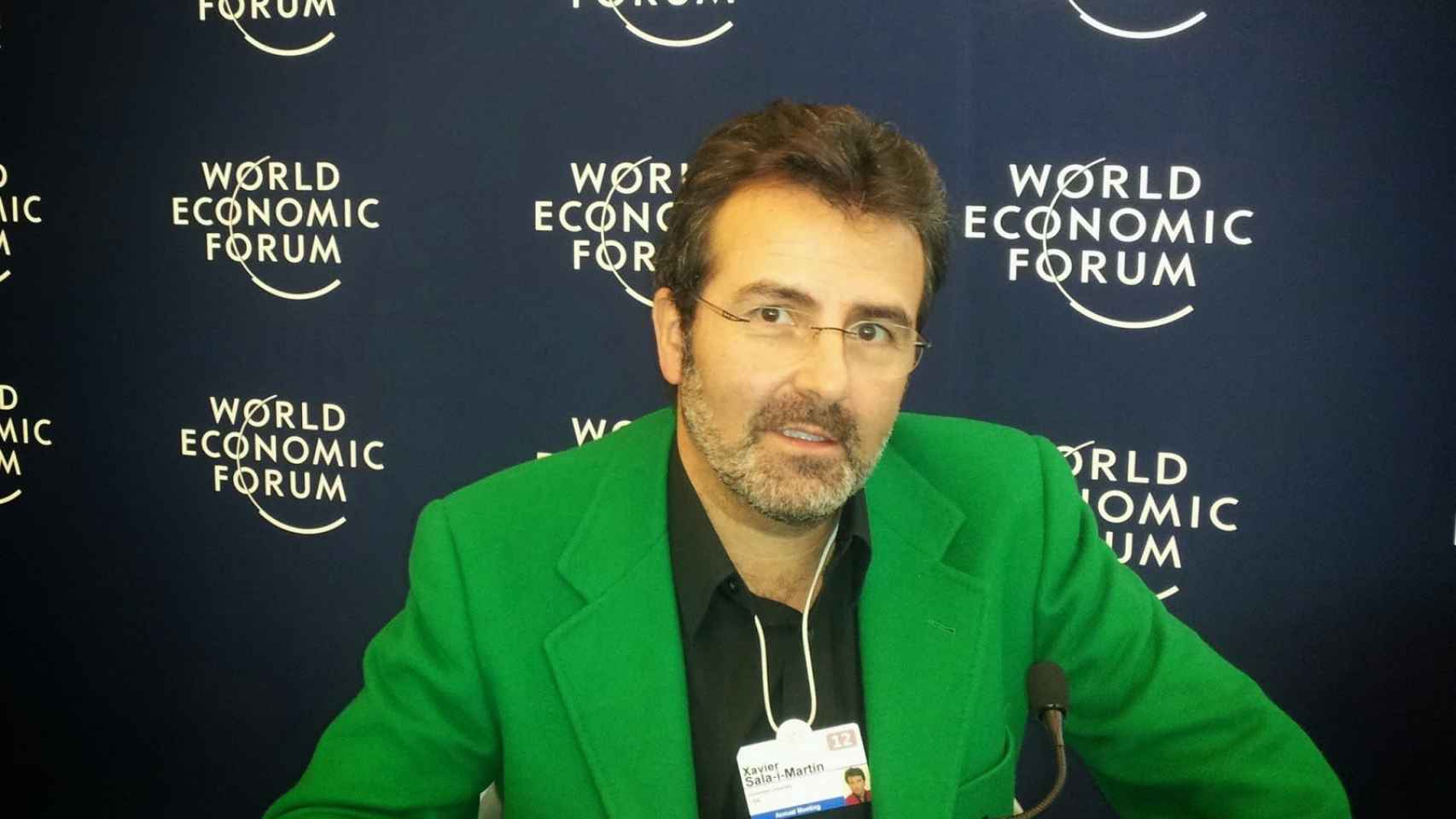 Imagen del economista Xavier Sala i Martín en el World Economic Forum / CG