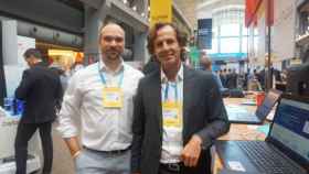 El consejero delegado de Indexa Capital, François Derbaix, y el responsable de Indexa Lending, Ramón Blanco, durante el evento de MoneyConf en Madrid