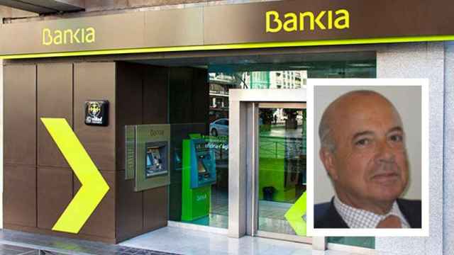Alberto Ibáñez González sobre una imagen de Bankia  / CG