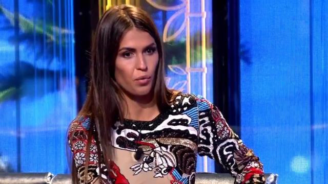 Sofía Suescún en el plató de 'Supervivientes' / MEDIASET