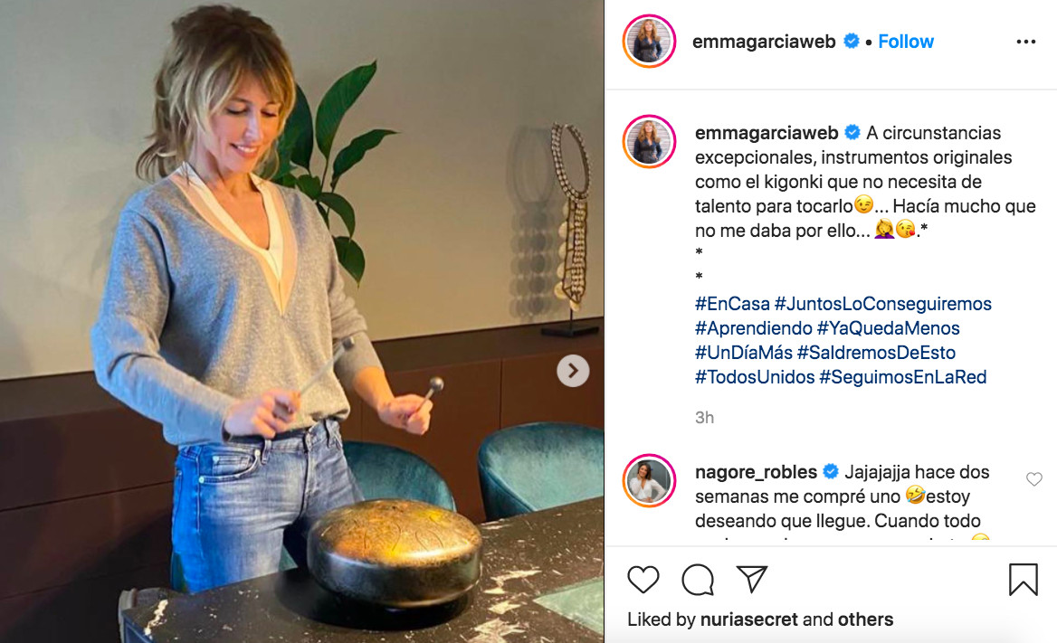 Emma García presume de talento oculto en las redes sociales / INSTAGRAM