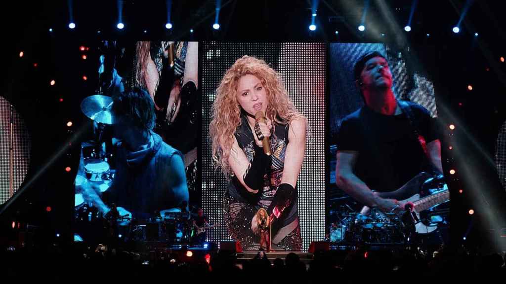 Shakira en uno de sus conciertos