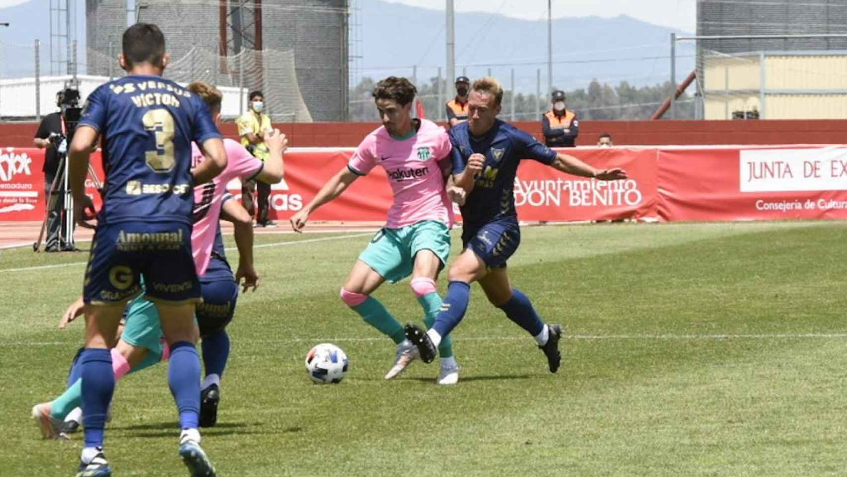 Collado, en una acción ante el UCAM Murcia / FCB