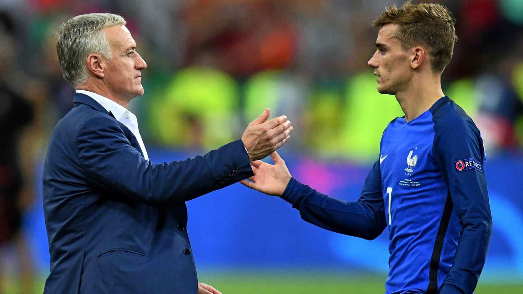 Deschamps con Griezmann / EFE