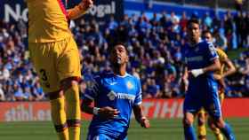 Gerard Piqué en el duelo frente al Getafe / EFE