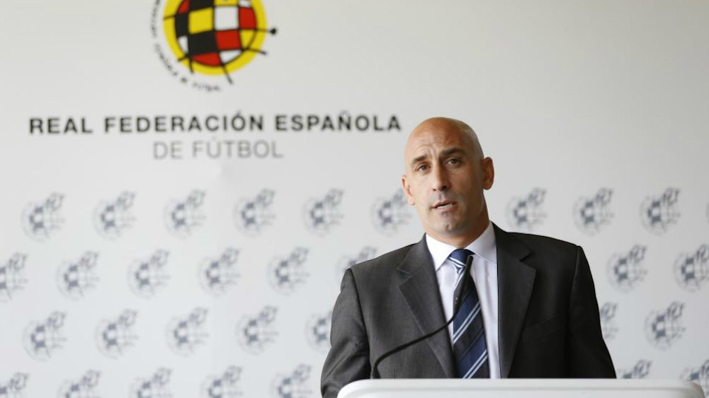 Una foto de Luis Rubiales en un acto de la RFEF / RFEF