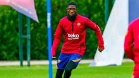 Dembelé, en un entrenamiento | FCB