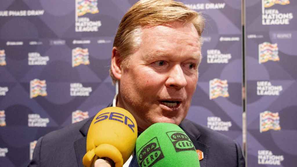 Ronald Koeman en una comparecencia de prensa / EFE