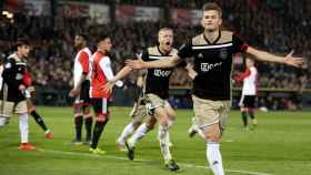 Matthijs de Ligt celebrando un gol con el Ajax de Ámsterdam / EFE