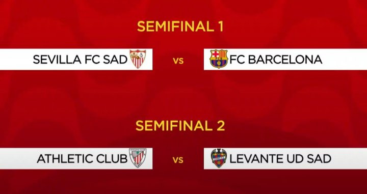 Cuadro final de la Copa del Rey / RFEF