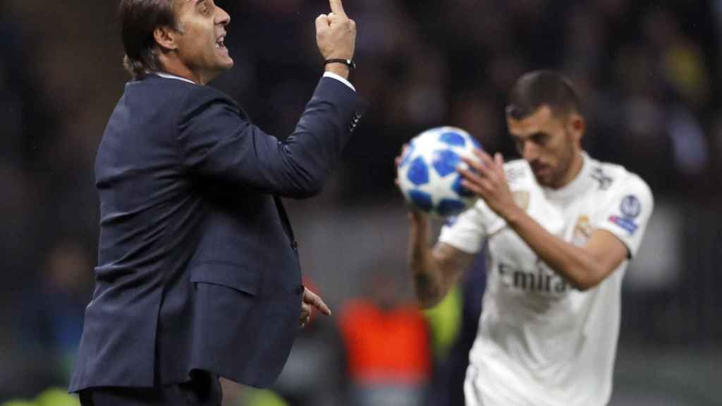 Una foto de Julen Lopetegui durante el partido frente al CSKA de Moscú / EFE