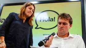 La líder del PNC, Marta Pascal, y el presidente de PDECat, David Bonvehí, impulsores de Espai CiU