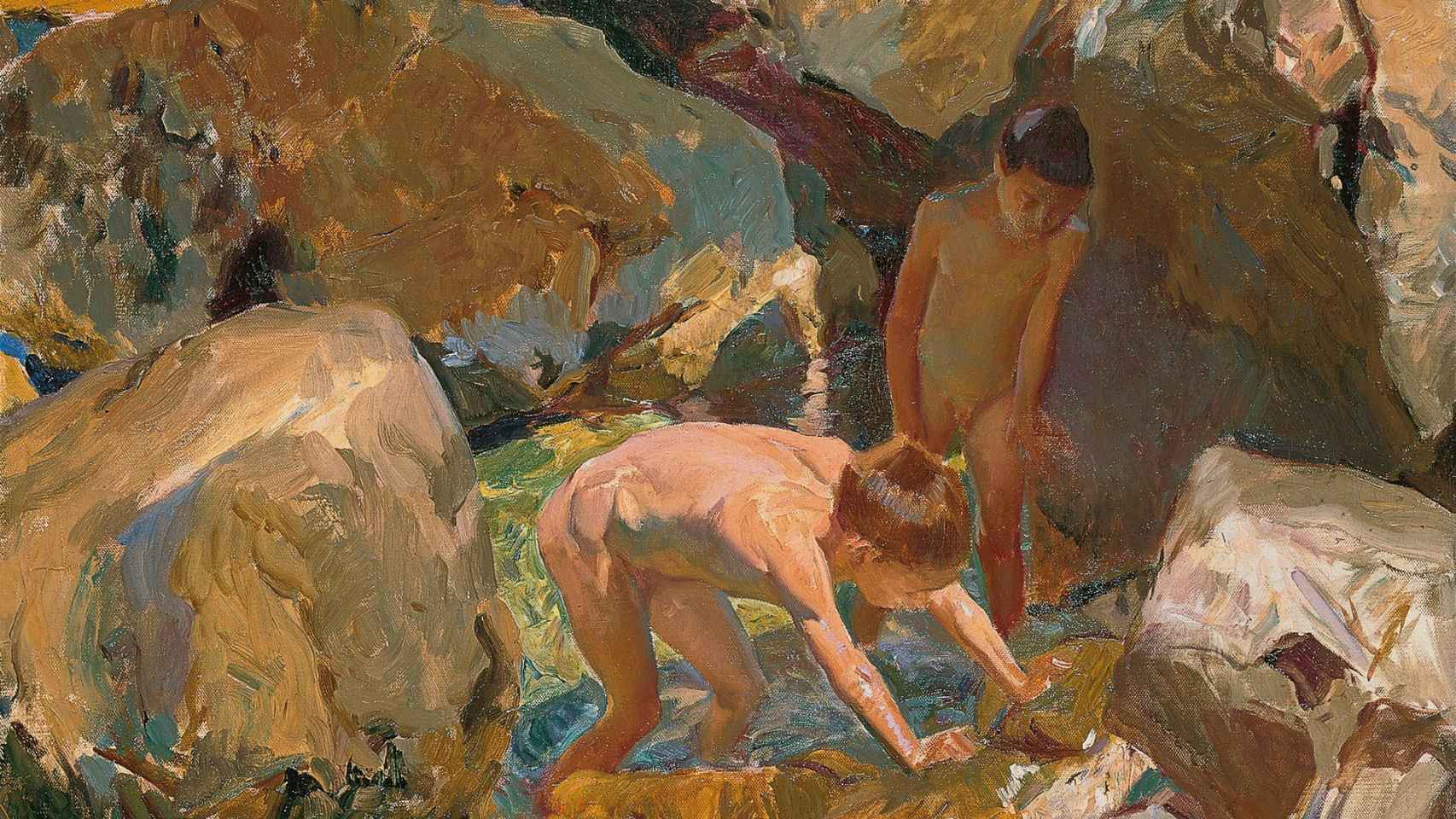 ‘Niños buscando mariscos’ (Joaquín Sorolla, 1919) / FUNDACION BANCO SANTANDER