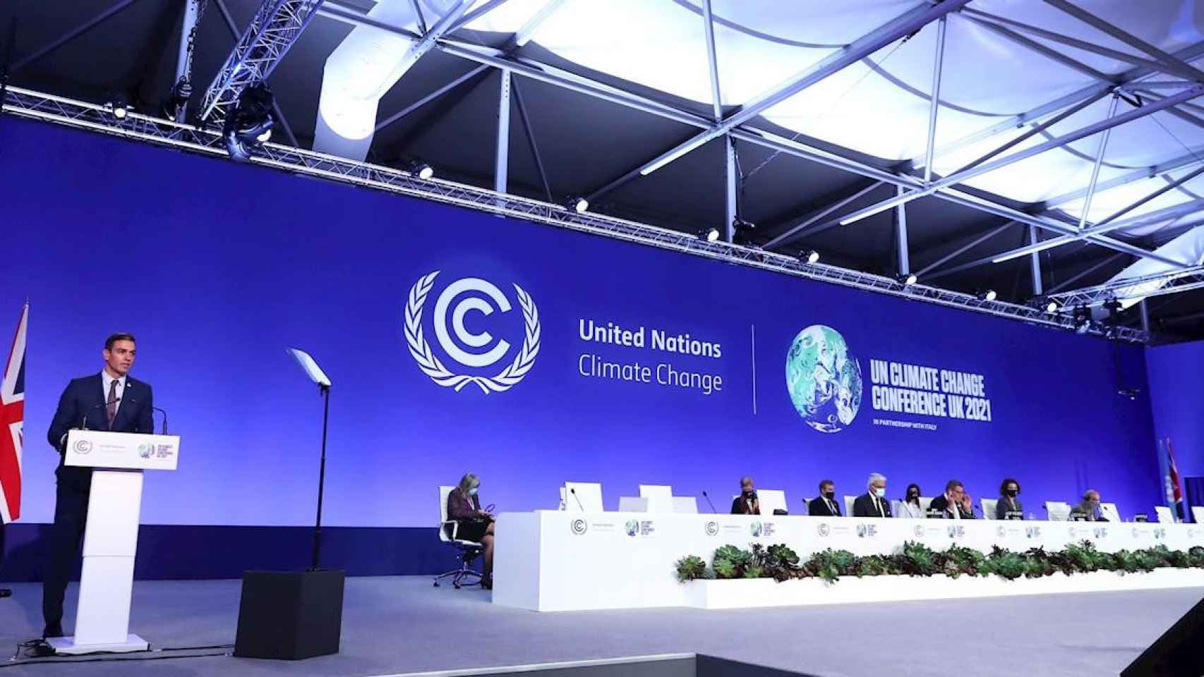 Pedro Sánchez en la cumbre del clima Cop26 de Glasgow / EFE