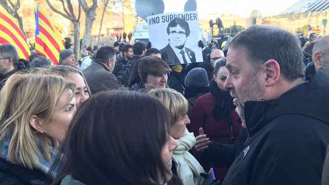 Junqueras antes de salir de la Cumbre / EP