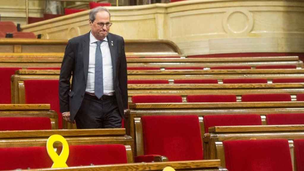 El presidente de la Geneeralitat Quim Torra tiene los días contados / EFE