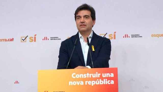 El portavoz de ERC, Sergi Sabrià, comparece tras la reunión de la ejecutiva del partido / CG