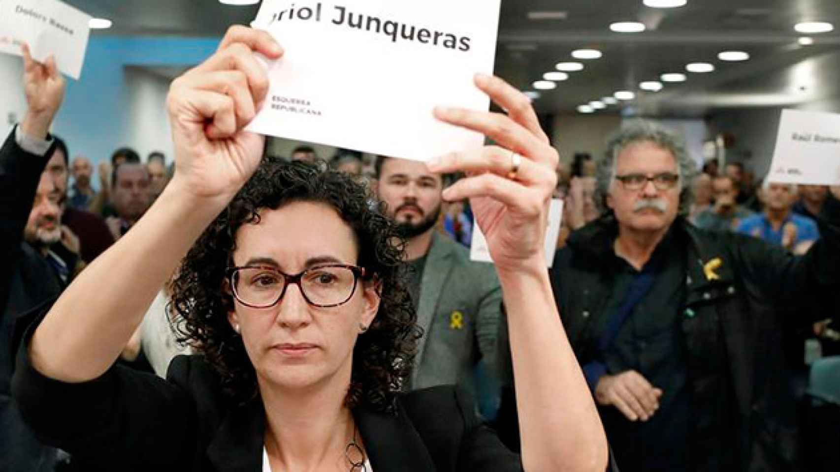 Marta Rovira, secretaria general de Esquerra en el Consejo Nacional del partido el sábado / EFE