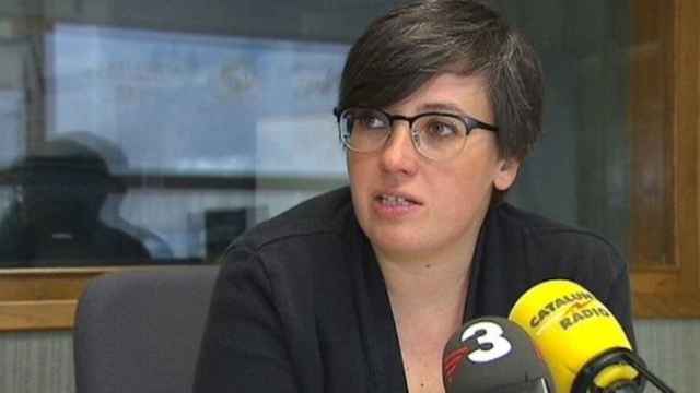 La diputada de la CUP, Mireia Boya, en una entrevista a Catalunya Ràdio / Twitter