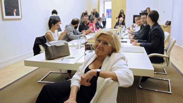 La alcaldesa de Madrid, Manuela Carmena, y sus concejales / EUROPA PRESS