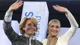 Esperanza Aguirre y Cristina Cifuentes.