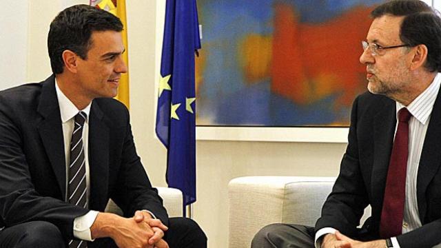 Pedro Sánchez y Mariano Rajoy