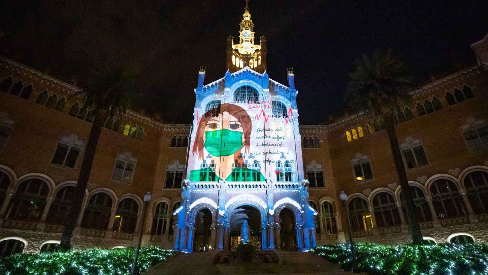 Fachada del recinto modernista del Hospital de Sant Pau / EP