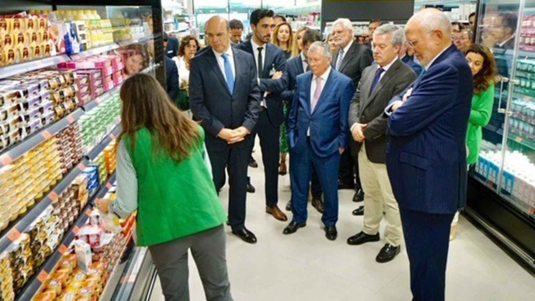 Una tienda de Mercadona en Portugal durante la inauguración / EP