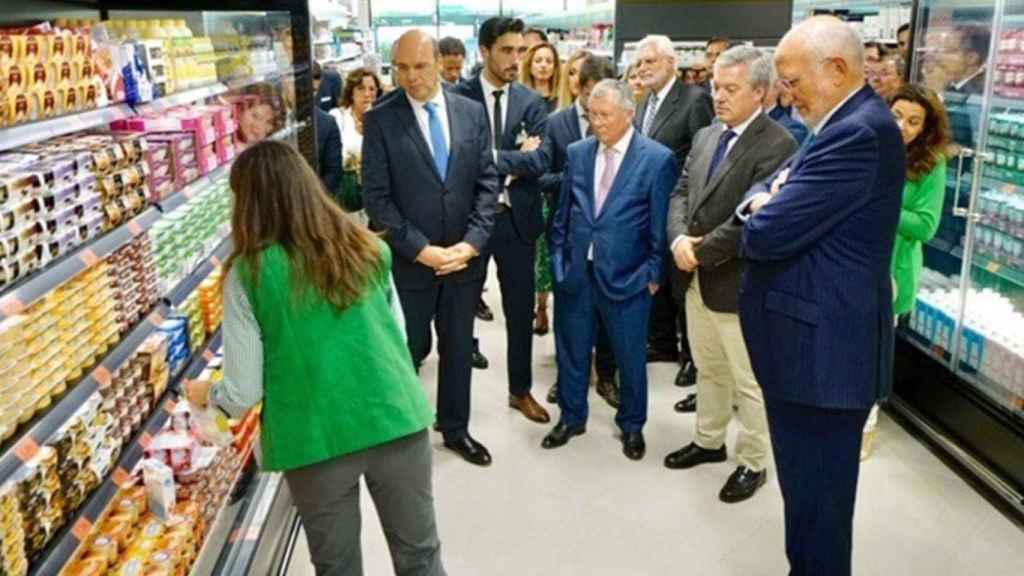 Una tienda de Mercadona en Portugal durante la inauguración / EP