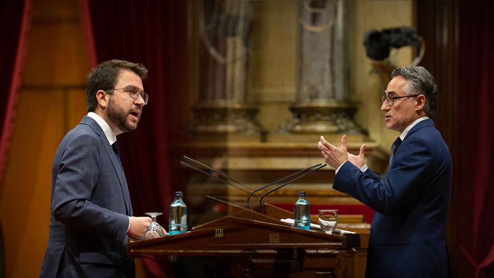 Pere Aragonès y Ramon Tremosa son los responsables de la gestión de las ayudas europeas por parte del Govern / FOTOMONTAJE CG