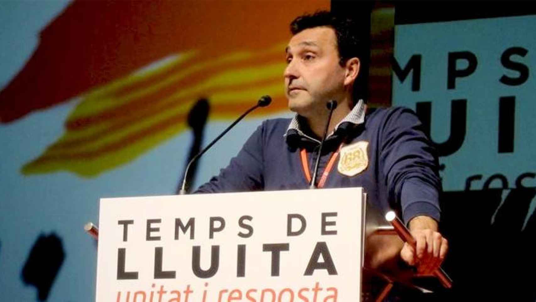 Matías Carnero, presidente de UGT de Cataluña, en una imagen de archivo en el último congreso del sindicato / CG