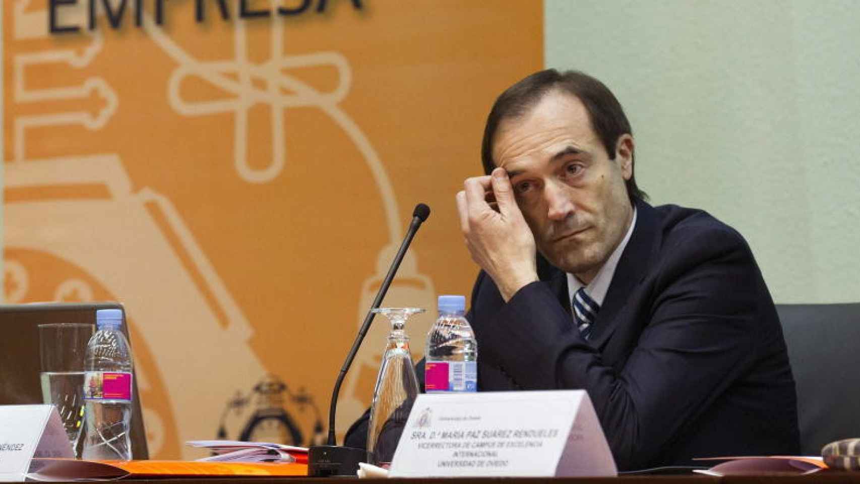 El consejero delegado de Liberbank, Manuel Menéndez, en una imagen de archivo / EFE