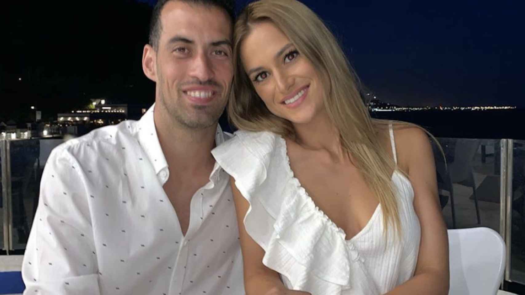 Una foto de Elena Galera y Sergio Busquets / Instagram