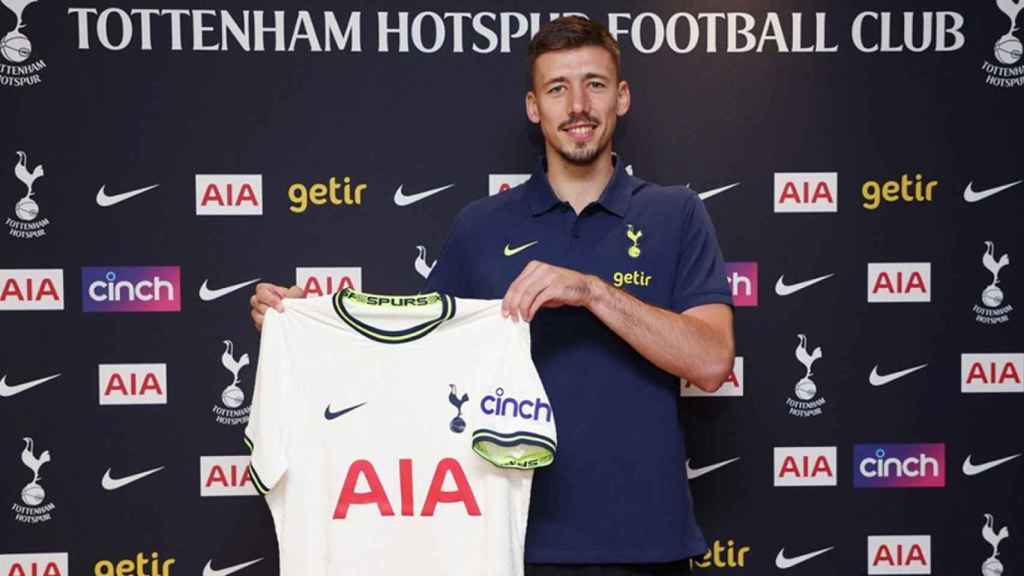 Clement Lenglet, posando con la camiseta del Tottenham Hotspur / TOTTENHAM