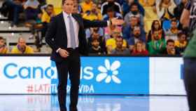 Laka Lakovic, entrenador del Gran Canaria, en un partido de la Liga Endesa : EFE