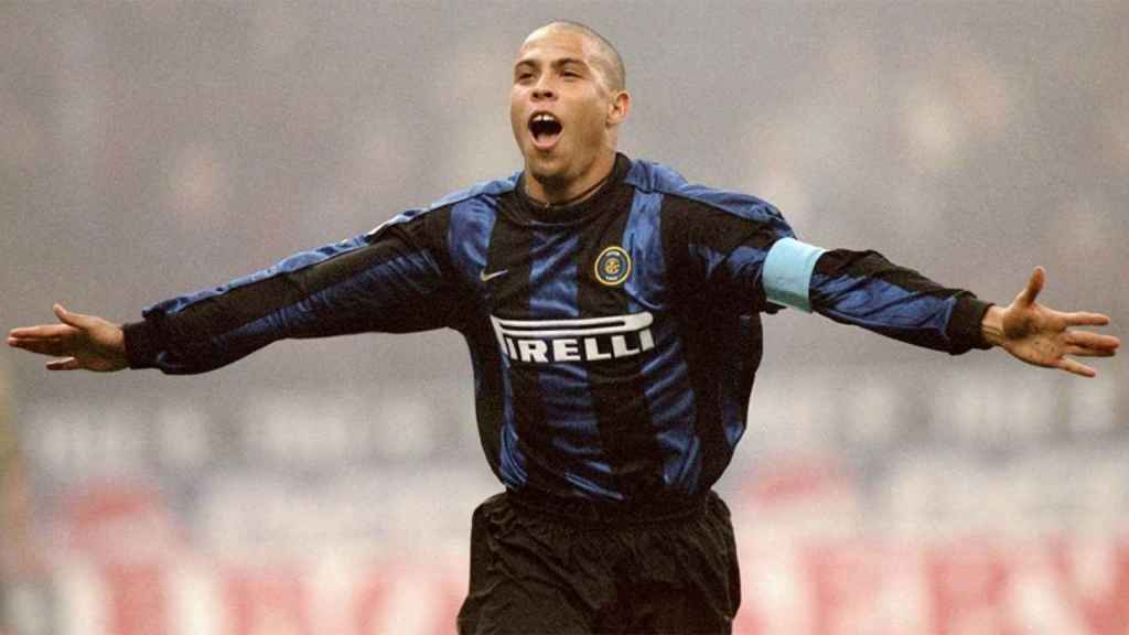 Ronaldo Nazário, celebrando un gol marcado con el Inter de Milán / REDES