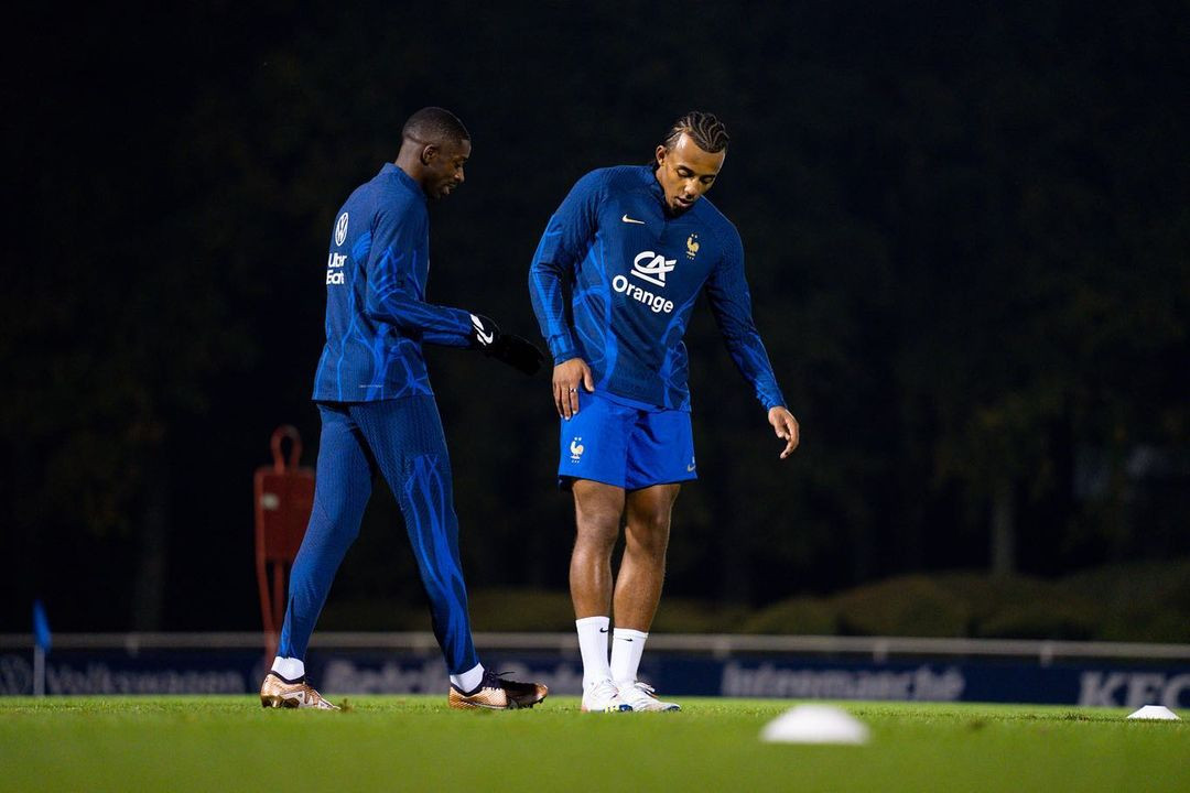 Dembelé y Koundé entrenando juntos / REDES