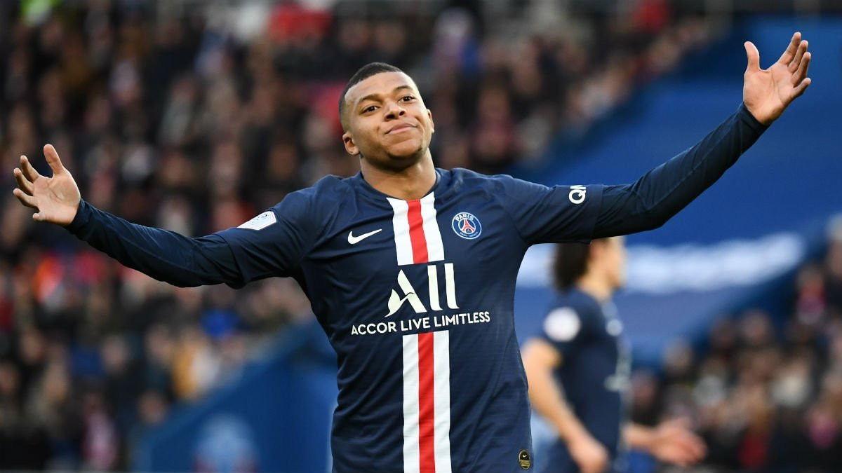 Mbappé celebrando un gol con el PSG / Redes