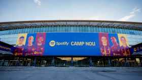 El Spotify Camp Nou, con toda la cartelería del Barça preparada / FCB