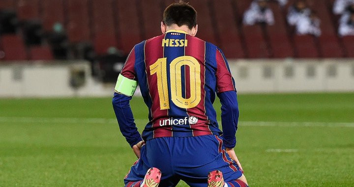 Leo Messi, en un partido con el Barça | EFE