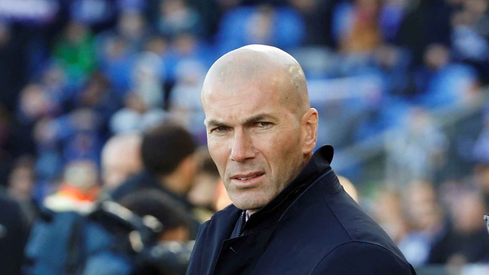 Zinedine Zidane en un partido del Real Madrid / EFE