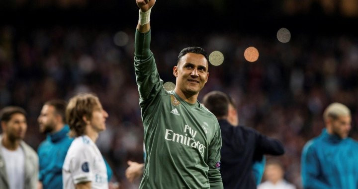 Una foto de Keylor Navas al finalizar un partido del Real Madrid / EFE